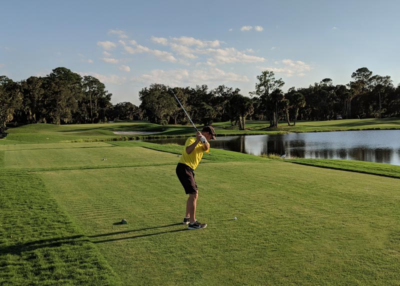 Graves Realty FL - Palm Harbor Golf Course at Sunset